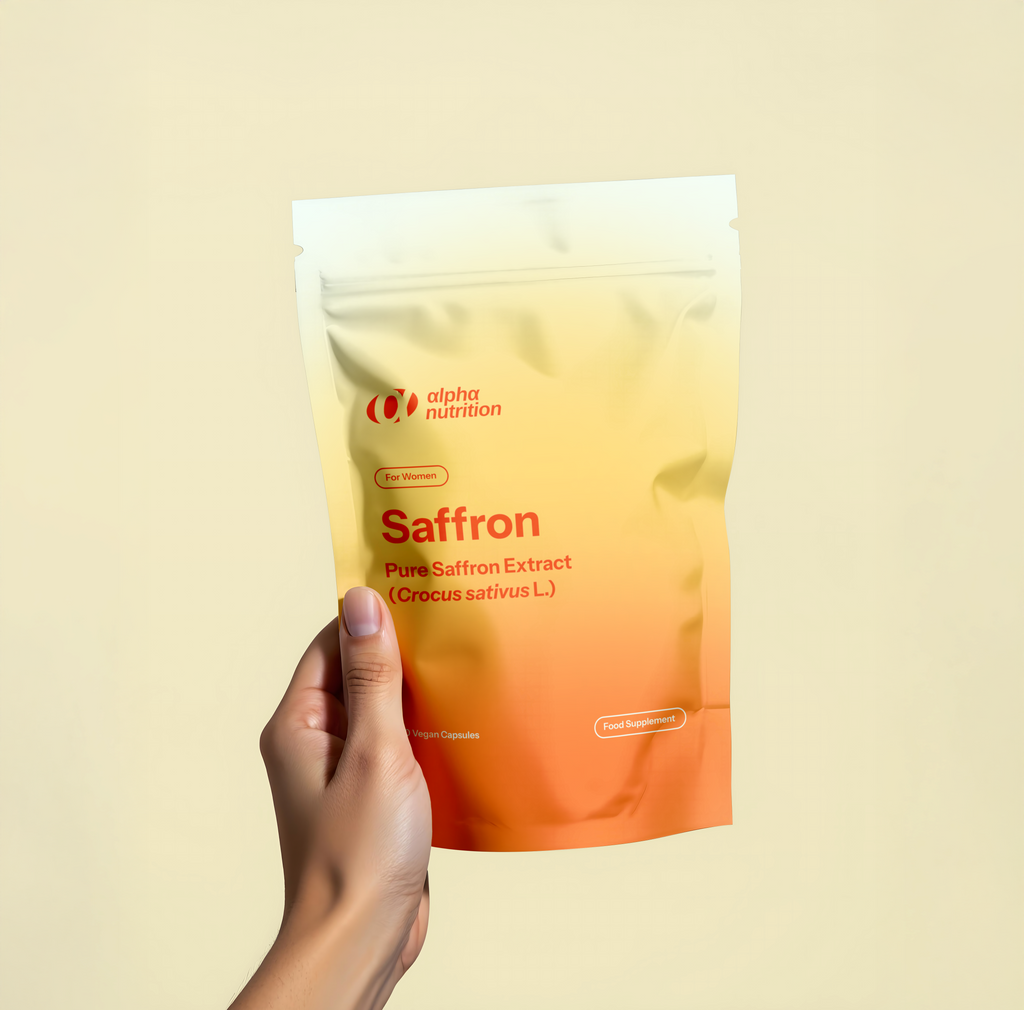 Alpha Nutrition Saffron Extract | 60 Vegan Capsules