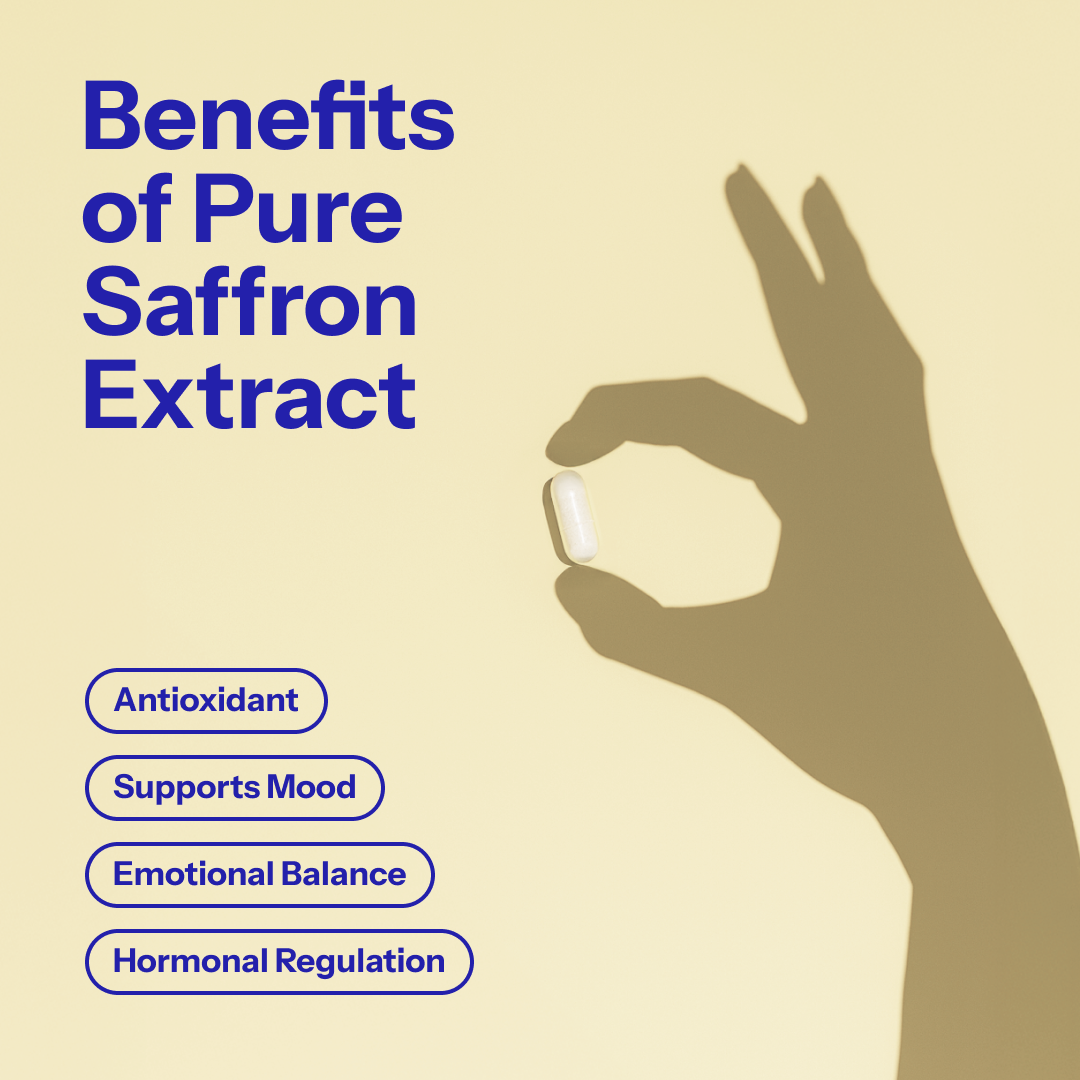 Alpha Nutrition Saffron Extract | 60 Vegan Capsules