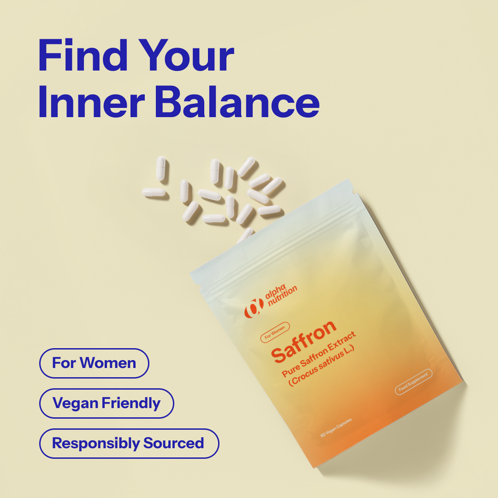 Alpha Nutrition Saffron Extract | 60 Vegan Capsules