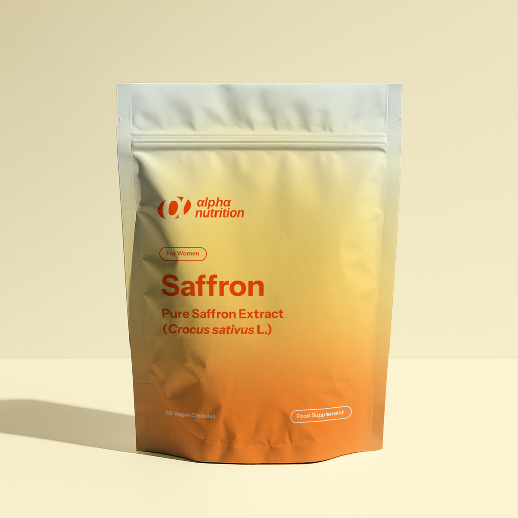 Alpha Nutrition Saffron Extract | 60 Vegan Capsules